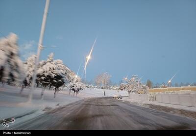  تردد روان در محورهای شمالی/بارش برف در جاده‌های 17 استان - تسنیم