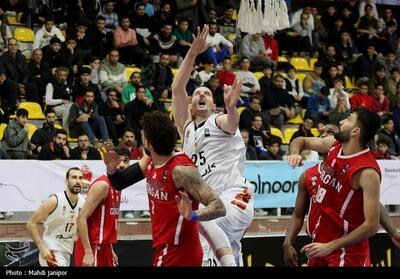 سوپرلیگ بسکتبال| پیروزی بزرگ گلنور مقابل مدافع عنوان قهرمانی - تسنیم