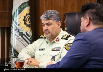 آرزویی به رنگ سبز خادمی؛ روایت دیدار خادمان رضوی با فرمانده نیروی انتظامی کرمان - تسنیم