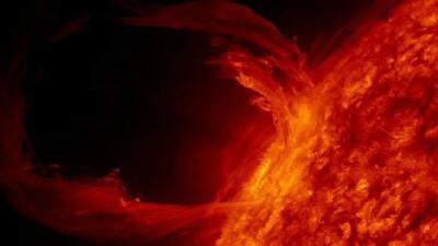 رسیدن یک ابر پلاسمای خورشیدی به زمین