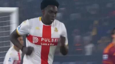 گل اول جنوا به آاس رم (جف اخاتور)