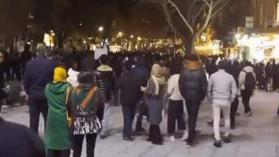 گزارشی از تجمع اعتراضی امشب در همدان