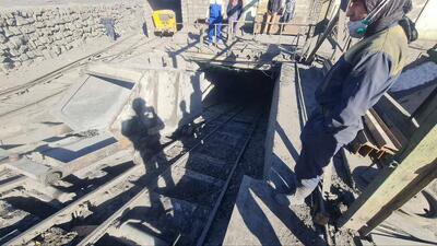 عکس/ حادثه ریزش معدن کوشک در بافق