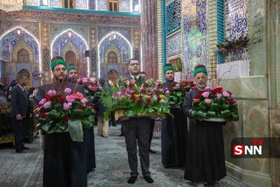  عکس/ گل‌آرایی عیدانه ضریح حرم امام حسین(ع) در آستانه سالروز ولادت امام علی(ع)