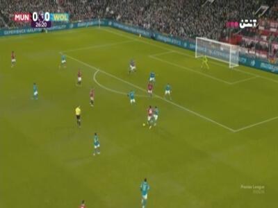 گل اول منچستریونایتد به ولورهمپتون