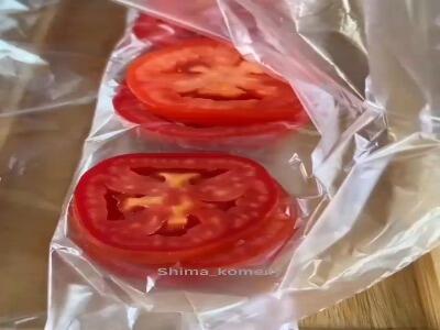  آموزش فریز کردن گوجه فرنگی