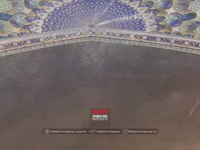  تصویری متفاوت از شب برفی حرم رضوی در شب میلاد امام جواد (ع)