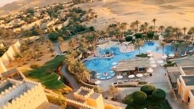  مرکز اقامتی لوکس و مجلل ابوظبی در دل بیابان