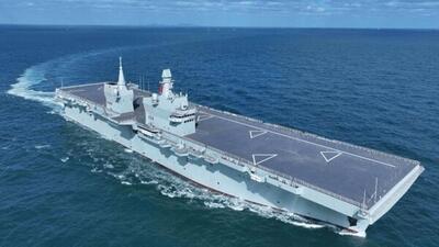  انتشار تصاویر جدید از یک ناو پهپادبَر