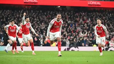 تثبیت صدرنشینی آرسنال با درهم‌کوبیدن استون‌ویلا؛ رکورد فرگوسن پابرجا ماند