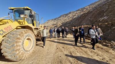  بازدید میدانی استاندار خوزستان از مناطق سیل‌زده ایذه و محورهای مواصلاتی مسجدسلیمان + عکس