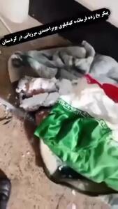  تصاویر دلخراش از پیکر یخ‌زده شهید ستوان یکم رحیم مجیدی در مناطق مرزی کردستان / هشدار ویدئو حاوی تصویری دلخراش است