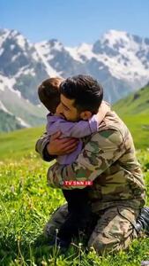 شهادت یک مرزبان در بانه/مراقب پسرم باشید، تازه یاد گرفته بگه بابا