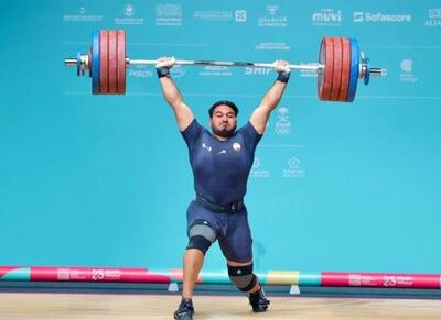 چهارمین وزنه‌بردار جهان با سنگین‌ترین مهار - اکونیوز