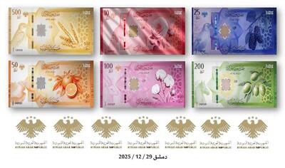 حذف ۲ صفر از پول ملی سوریه/ ورود پول‌های بدون اسد به بازار از اول ژانویه