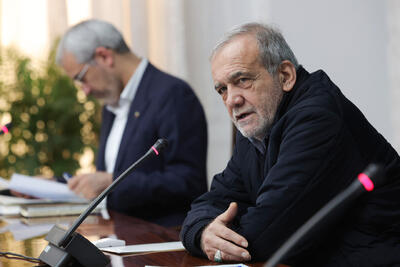 پزشکیان: فرزین اصرار کرد که نمی‌توانم ادامه بدهم؛ الا و بلا باید بروم