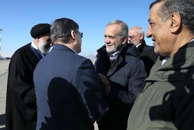 تصاویر: ورود رئیس‌جمهور به شهرکرد