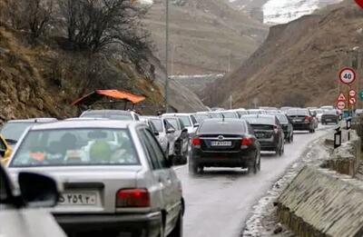 ترافیک سنگین در محورهای فیروزکوه، چالوس و هراز