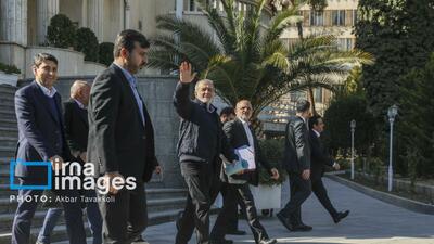 گزارش تصویری/ اعضای هیأت دولت در جمع خبرنگاران