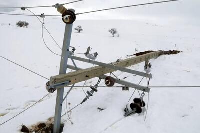  بارش‌های اخیر برق ۲۴۷ روستای کردستان را همچنان در خاموشی نگه داشت
