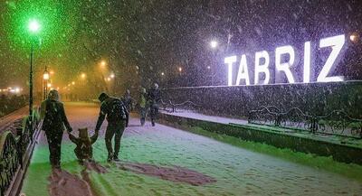 تصاویر بارش برف دلچسب در تبریز | جهان نیوز