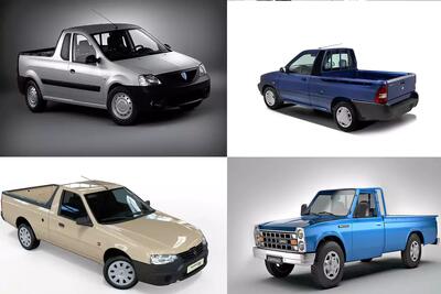 تولید وانت به کمترین میزان در چهار سال گذشته رسید