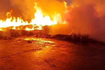 جزئیات آتش سوزی گسترده در جاده ورامین