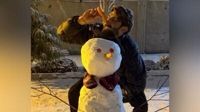 ببینید |علیرضا بیرانوند معمار اولین آدم برفی سال!