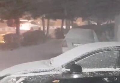 فیلم/ طوفان برف در مشهد