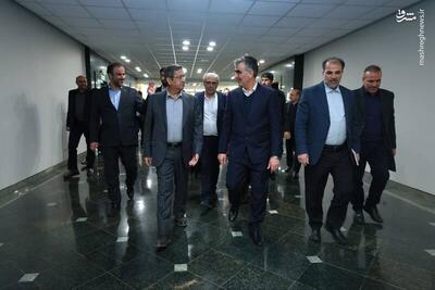 عکس/ حضور همتی در بانک مرکزی