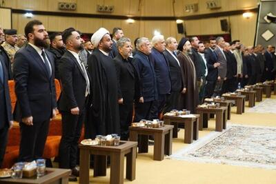  مراسم بزرگداشت فرماندهان شهید در سفارت ایران در بغداد+ فیلم و عکس