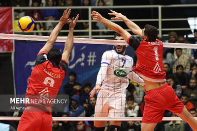 لیگ برتر والیبال - شهرداری ارومیه و استقلال گنبد