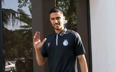 پیغام احساسی سیدحسین به استقلال با لباس آبی/ عکس