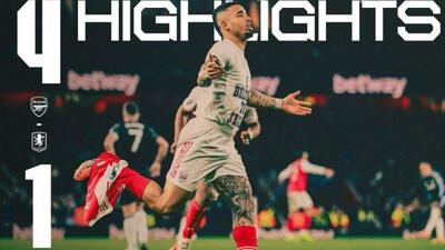 ویدیو| خلاصه بازی آرسنال ۴ - استون ویلا ۱/ غول کش را کشتند! - پارس فوتبال