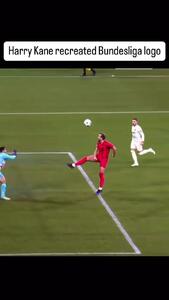 ویدئو: نمایش لوگو بوندس‌لیگا توسط هری کین - پارس فوتبال