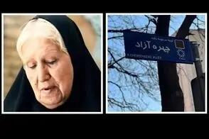  در اقدامی غیرمنتظره یک خیابان به نام بازیگر زن مشهور درآمد