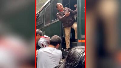  فیلم تصادف دو قطار در راه آهن ماچو پیچو