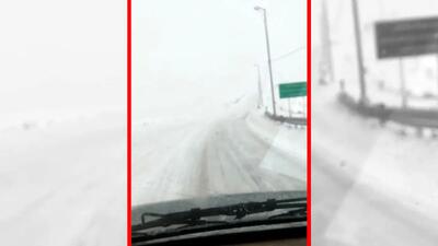  فیلم برف و یخبندان گردنه اسدلی