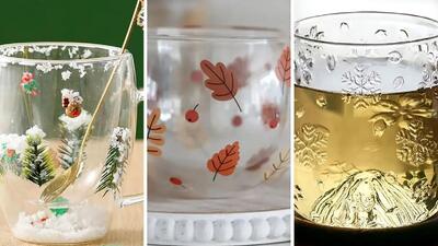 مدل  های جذاب ماگ شیشه  ای فانتزی که عاشقشون می  شین!