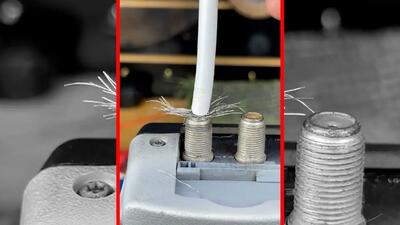  فیلم آموزش نصب اتصال کابل آنتن