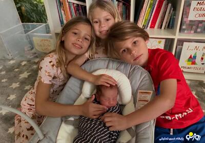  اولین تصویر از چهارمین فرزند انریکه ایگلسیاس و آنا کورنیکووا