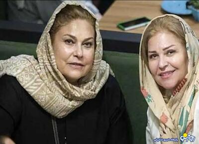  عکس یادگاری مهرانه مهین ترابی و ایرج قادری