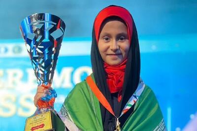 تقدیر وزیر آموزش و پرورش از «اسما حسن‌پور» دختر شطرنج‌باز مشهدی + فیلم