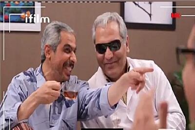 سکانس خندان/مدیری صورتش فلج شده سیامک توان ادامه نداره غش کرده از خنده