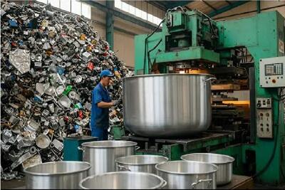 دانستنی ها؛ فرآیند شگفت‌انگیز بازیافت ضایعات آلومینیوم تا تولید قابلمه‌های غول‌پیکر