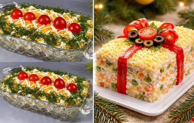  ایده های متنوع تزیین سالاد الویه برای شام