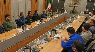  دیدار فرمانده سپاه روح‌الله استان مرکزی با مدیران صنایع آذرآب؛ تأکید بر نقش وحدت انقلابی در توسعه صنعتی و خودکفایی
