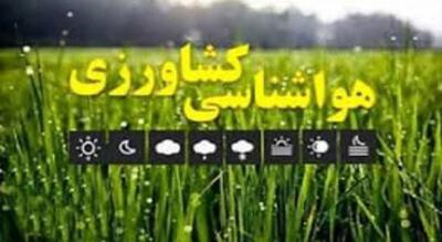  صدور توصیه‌های هواشناسی کشاورزی برای بهره‌برداران بخش کشاورزی استان گیلان