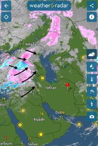 آسمان ایران صاف شد + عکس