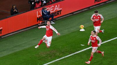 آرسنال بدون توقف به سوی قهرمانی؛ طلسم اونای امری هم شکست